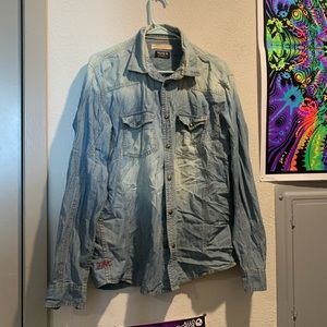 Vintage UK Lightweight Jean Shirt